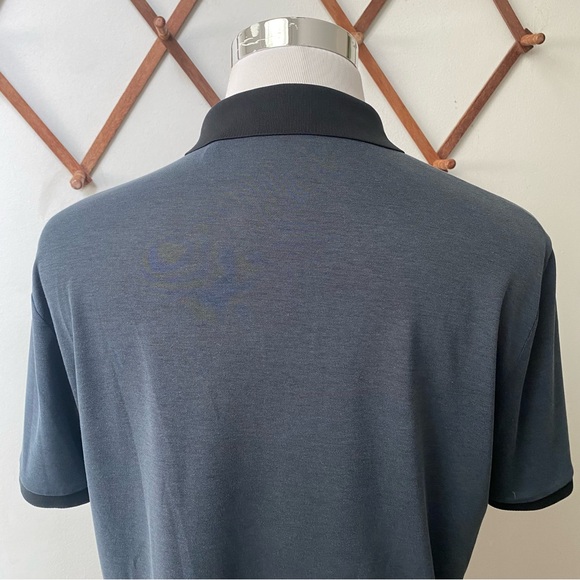 Theory Pima Cotton Pique Band Polo - Picture 4 of 14